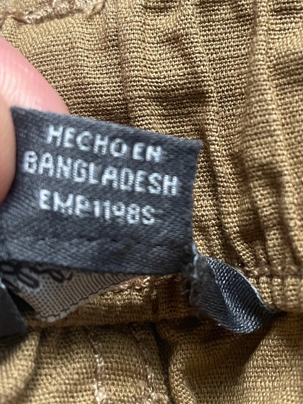 Lot of 2 Eddie Bauer Mens 34x30 Stretch Chino Pants Elastic Waist Brown Charcoal
